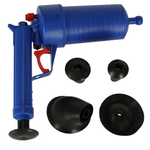 KIK KX4654 Pistole na čištění toaletních trubek modrá