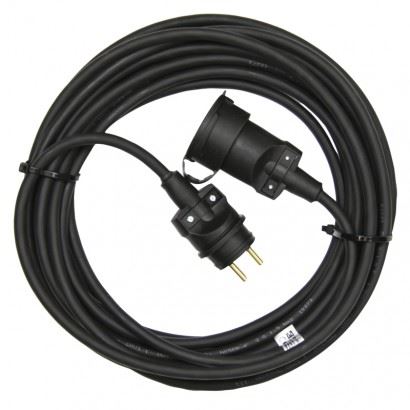 Emos Venkovní prodlužovací kabel 10 m PM0501, 1 zásuvka, 230 V, černý 1914031100