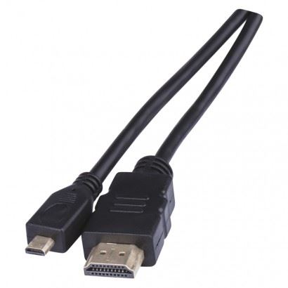 Emos SB1201 HDMI 2.0 high speed kabel ethernet A vidlice-D vidlice 1,5m, černý 2333112010