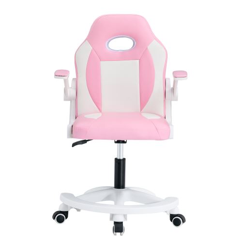 Kondela 365846 Otočná židle růžová, bílá ODELIA