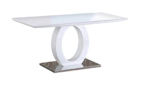 Kondela 205712 Jídelní stůl, bílý, 150x80 cm, ZARNI 80 x 150 x 75 cm