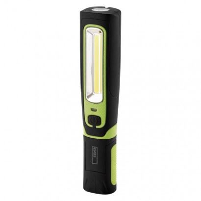 Emos LED + COB LED nabíjecí svítilna P4532, 470 lm, 1800 mAh, černo-zelená 1450000290