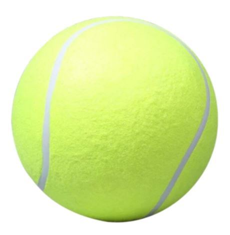 KIK Hračka pro psy obří tenisový míček XXL 24cm zelený KX5784