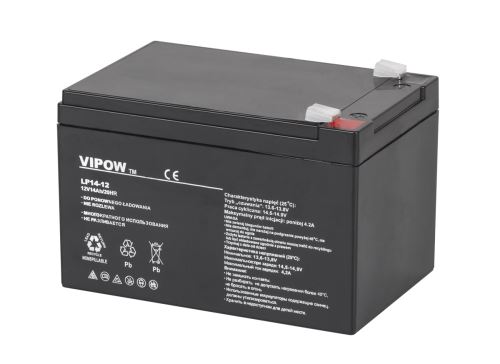 Gelová baterie VIPOW 12V 14Ah BAT0217