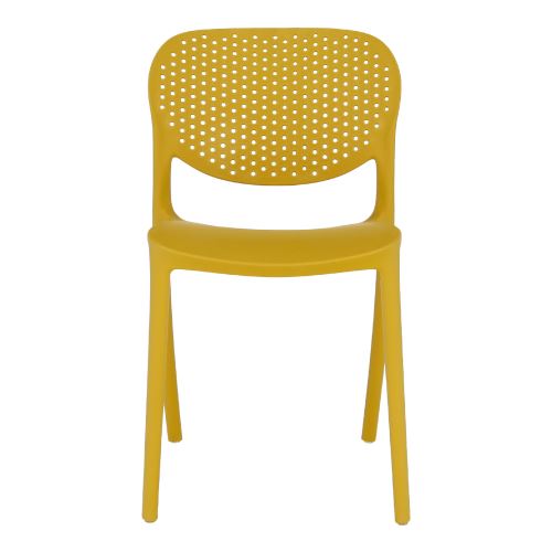 Kondela 291560 Zahradní židle žlutá FEDRA NEW