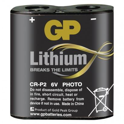 GP B1502 Lithiová baterie CR-P2, 1 ks, černá 1022000211