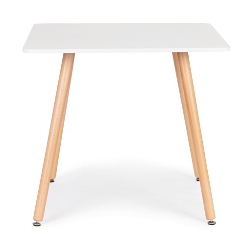 MODERNHOME KJSDT-01 Dřevěný čtvercový kuchyňský stůl 80x80 cm