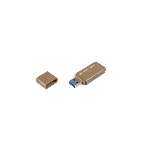 ECO FRIENDLY flash disk Goodram USB 3.0 64GB hnědý TGD-UME30640EFR11
