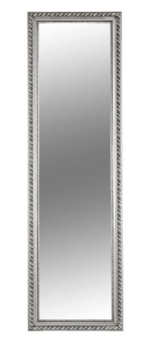 Kondela 192205 Zrcadlo dřevěný rám stříbrné barvy MALKIA TYP 5