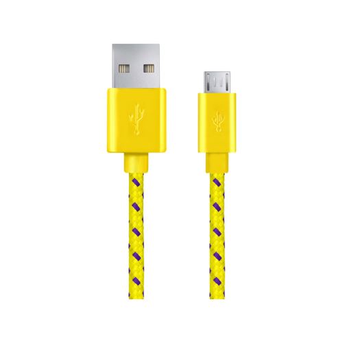 Esperanza Kabel Micro USB - USB žluto-černý 1m EB175YK