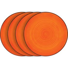 LAMART LT9051 Set 4 mělkých oranžových talířů 4 ks HAPPY 42004684