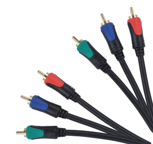 Cabletech KPO3843-1.8 Zvukový kabel 3RCA-3RCA 1,8 m Basic Edition