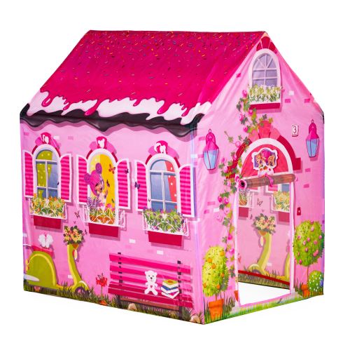 IPLAY 7200AR Stanový domek pro děti růžová barva