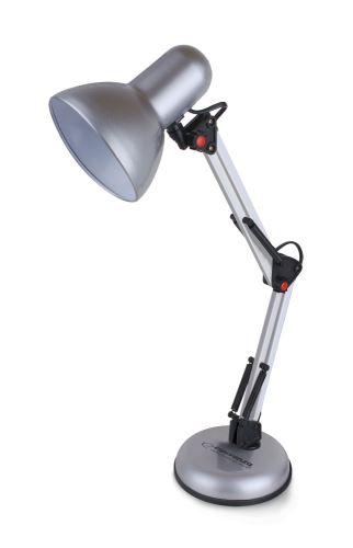 Esperanza Stolní lampa E27 AVIOR stříbrná ELD112S