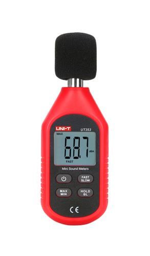 Měřič úrovně zvuku Uni-T UT353 červená MIE0286