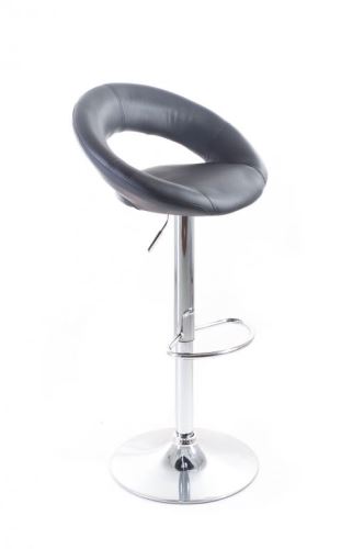 Barová židle G21 Orbit koženková black 60023092