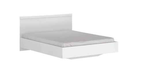 Kondela 303547 Manželská postel 160x200 bílá LINDY dřevotříska 89 x 166.2 x 205.4 cm