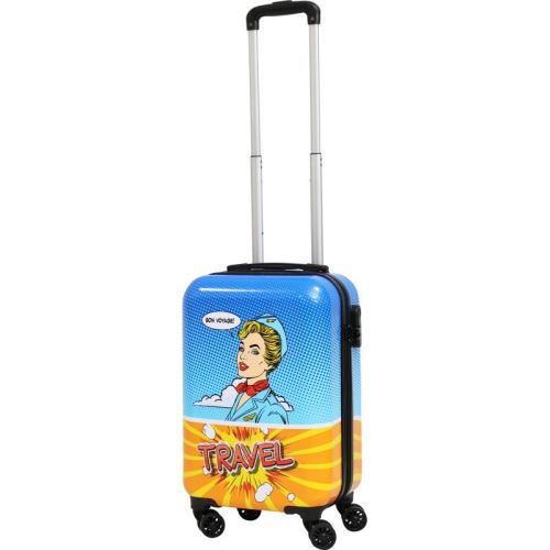 EXCELLENT KO-FB5000320 Cestovní kufr na kolečkách 51 x 33 x 21,5 cm TRAVEL