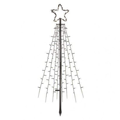 EMOS Lighting LED vánoční strom kovový DCTC02, 180 cm, venkovní i vnitřní, studená bílá 1550002003