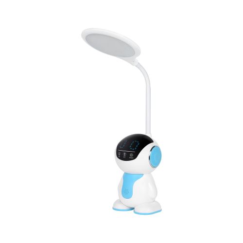 Rebel Stolní LED lampa ROBOT modro-bílá KOM1017