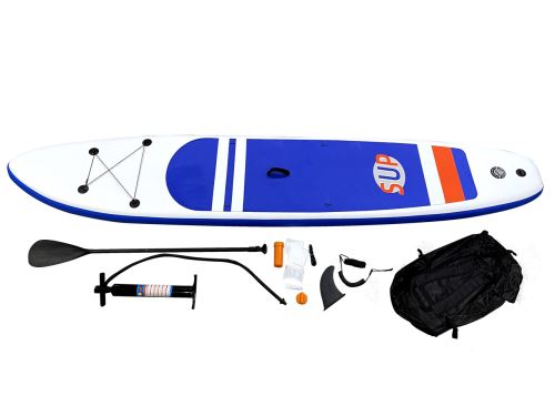 KIK KX3994 Nafukovací paddleboard s příslušenstvím šedá 320 cm