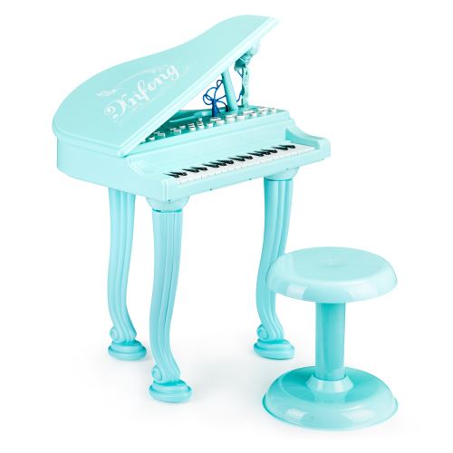 MULTISTORE HC490481 Dětské klávesové piano s mikrofonem tyrkysové