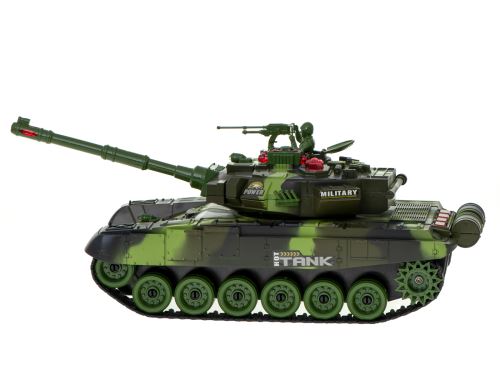 KIK KX8714_1 RC Velký válečný tank 9995 velký 2,4 GHz zelený