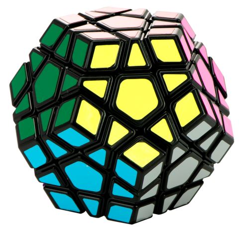KIK Rubiková kostka MEGAMINX plastová - 12 stranná KX7598