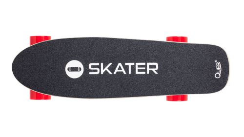 Quer Elektrický skateboard SKATER černo-červený ZAB0025
