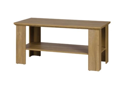Kondela 264776 Konferenční stolek MZ17 LEON hnědá dřevotříska 60 x 120 x 55 cm