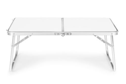 MODERNHOME HTA40B WHITE Turistický malý skládací stolek 60 x 40 cm bílá barva