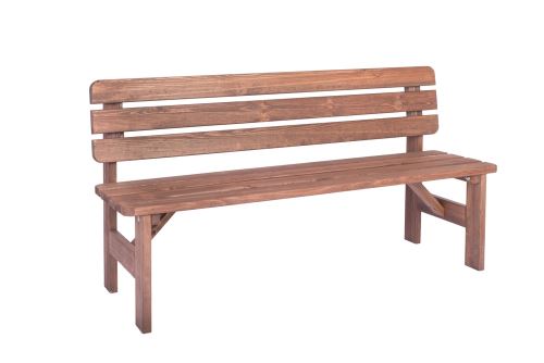 Rojaplast Zahradní dřevěná lavice Miriam 150 cm 151/6