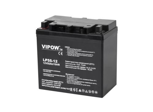VIPOW 12V 55Ah gelová baterie