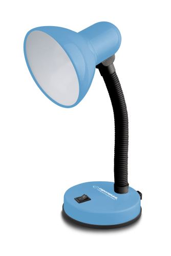 Esperanza Stolní lampa E27 VEGA, modrá ELD109B