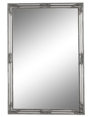 Kondela 204408 Zrcadlo stříbrný dřevěný rám MALKIA TYP 11
