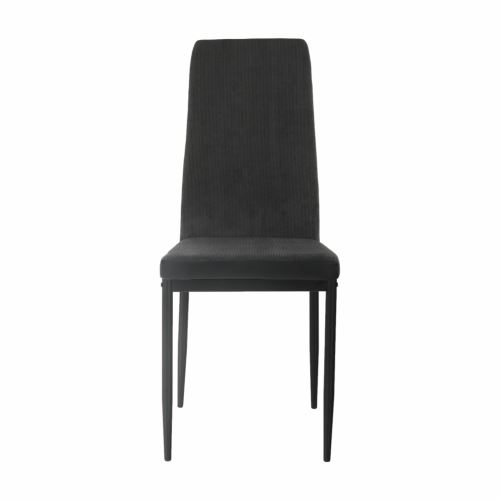 Kondela 261326 Jídelní židle tmavě šedá, černá ENRA