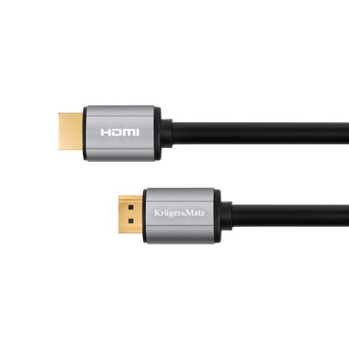 Kruger & Matz Základní HDMI-3m HDMI kabel šedý KM1207