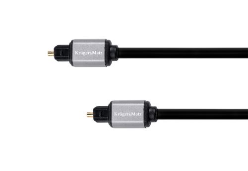 Kruger & Matz Basic 2m optický kabel černý KM1223