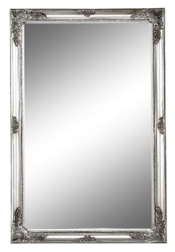 Kondela 192206 Zrcadlo stříbrný dřevěný rám MALKIA TYP 6