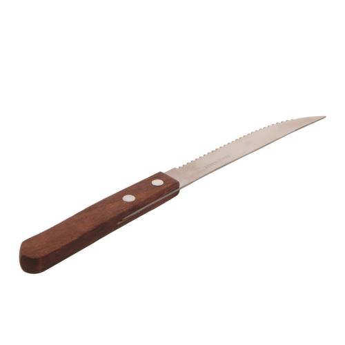 Nůž steakový  nerez dřevo 6 ks