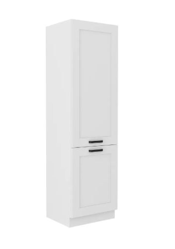 Kondela 362764 Skříňka na vestavnou chladničku, bílá, LULA 60 LO-210 2F 57 x 60 x 210 cm