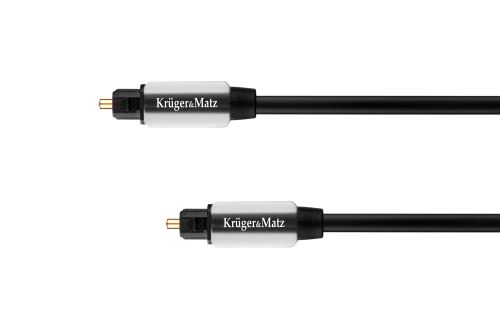 Optický kabel toslink-toslink 3,0 m Kruger & Matz černý KM0322