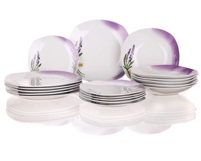 Banquet Sada porcelánových talířů Lavender 18 ks