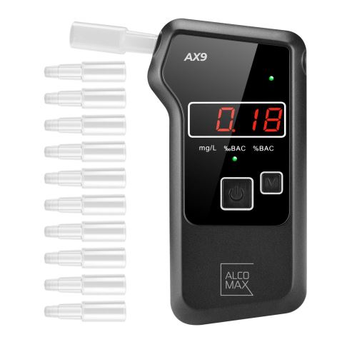 METEO AX9 Elektrochemický alkohol tester černý