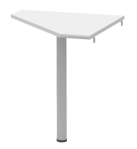 Kondela 278022 Rohový stolek bílá, kov JOHAN 2 NEW 06