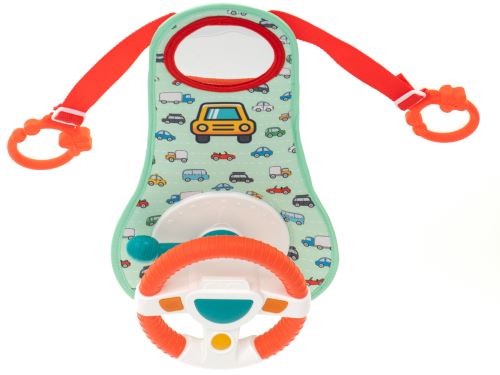 KIK KX6014 Dětský interaktivní volant do auta se zvukem