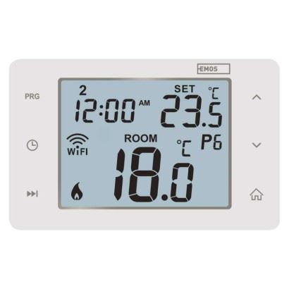 Emos GoSmart digitální pokojový termostat P56201 s wifi, bílý 2101900000