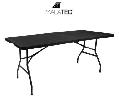 Malatec 12280 Skládací stůl 180x74 cm černý 15102