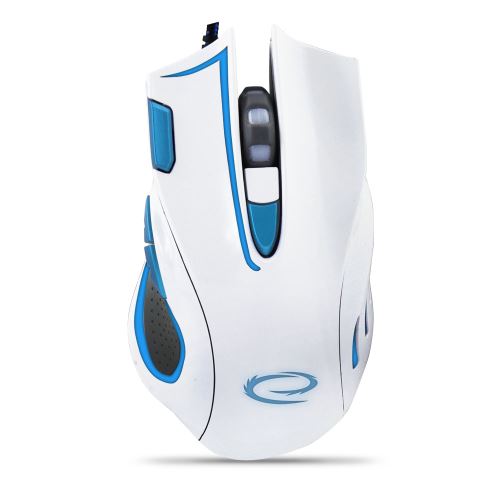 Esperanza Optická herní myš 7D EGM401WB - MX401 HAWK bílo-modrá