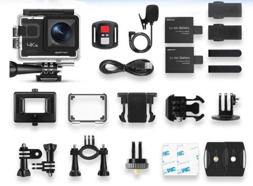 Odolná digitální kamera Apeman A79, 4KUltra HD, vodotěsné pouzdro do 40m AM0008